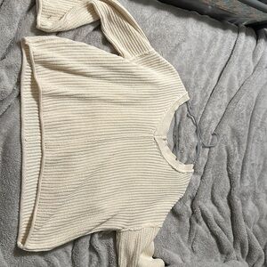 Off the shoulder sweater